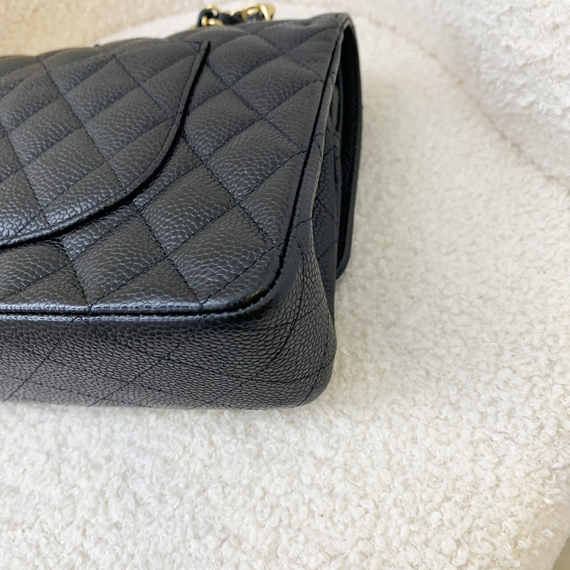 Chanel Medium Classic Flap CF in Black Caviar and GHW