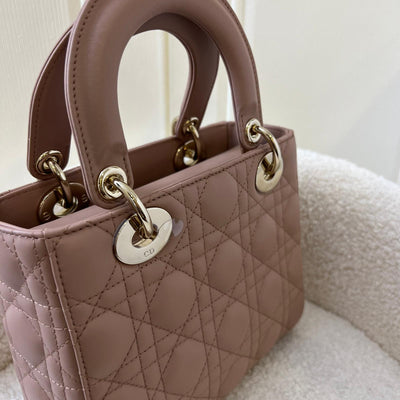 Dior Lady Dior My ABCDior Small Bag in Blush Pink Lambskin and LGHW