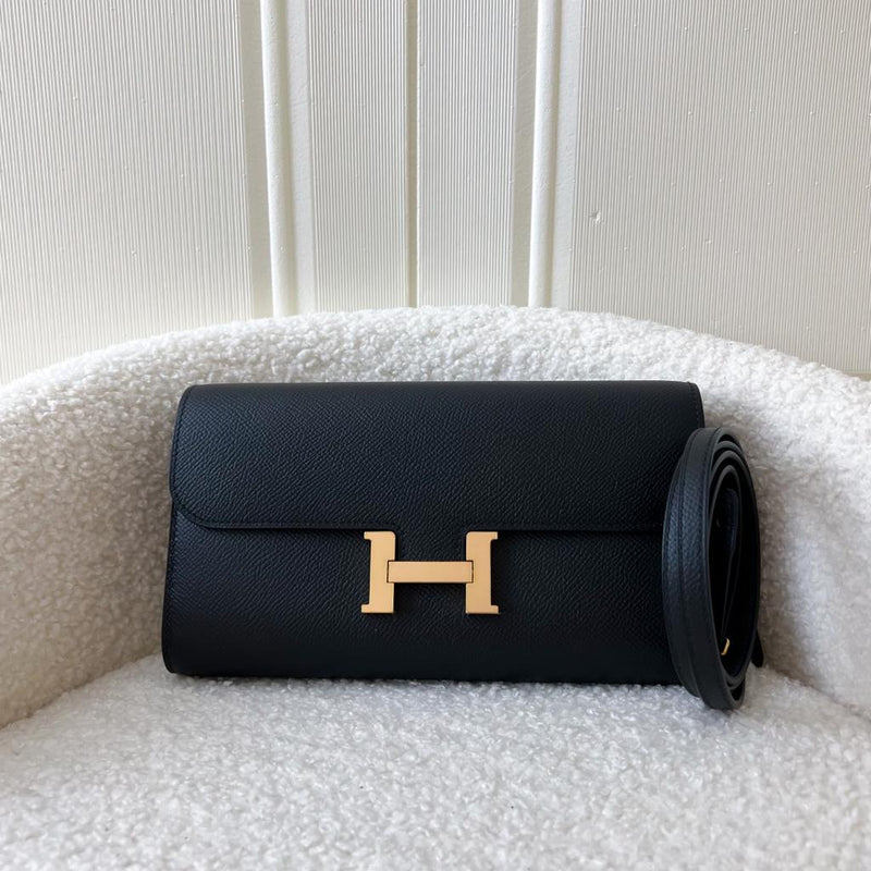 Hermes Constance to Go WOC in Noir Black Epsom Leather RGHW