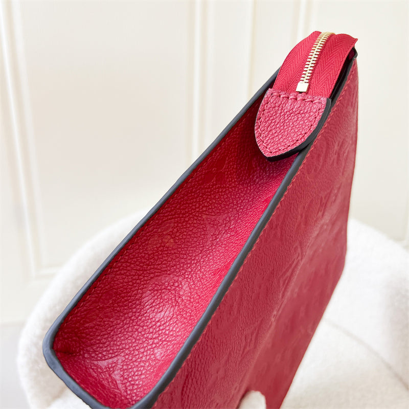 LV Toiletry 26 in Red Empriente Leather GHW