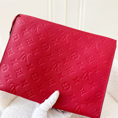 LV Toiletry 26 in Red Empriente Leather GHW