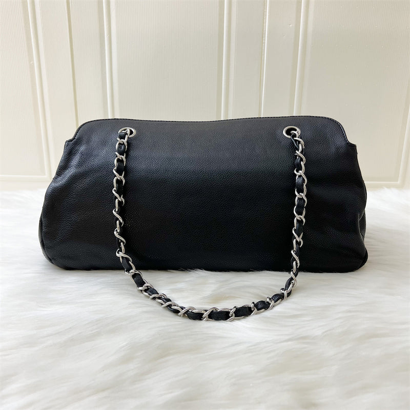 Chanel Timeless CC Bowling Bag in Black Caviar SHW