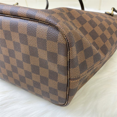 LV Neverfull MM in Damier Ebene Canvas and GHW