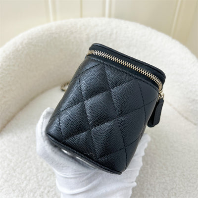 Chanel 22S Small Vanity in Black Caviar LGHW