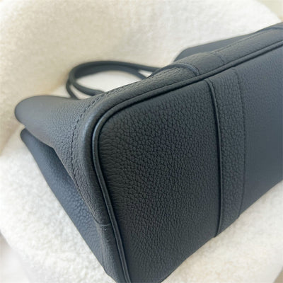 Hermes Garden Party 30 GP30 in Noir Black Negonda Leather PHW