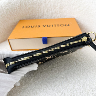 LV Mini Pochette Accessoires in Bicolour Monogram Empreinte Leather GHW