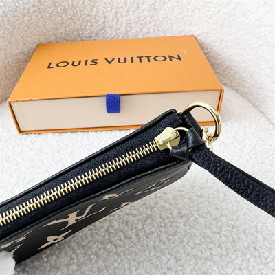 LV Mini Pochette Accessoires in Bicolour Monogram Empreinte Leather GHW