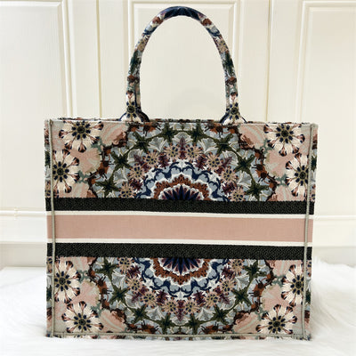 Dior Large Book Tote in KaleiDiorscopic Canvas Embroidery