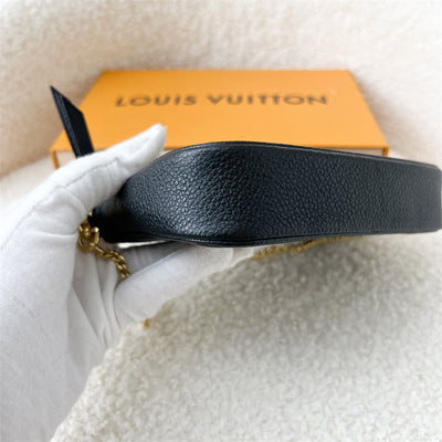 LV Mini Pochette Accessoires in Bicolour Monogram Empreinte Leather GHW