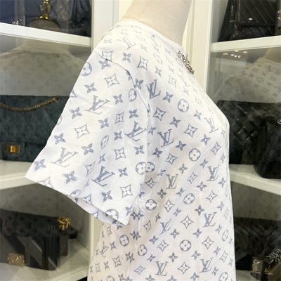 LV Escale Printed T-shirt in White 100% Cotton