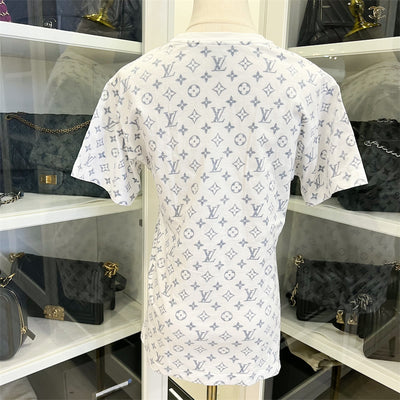 LV Escale Printed T-shirt in White 100% Cotton