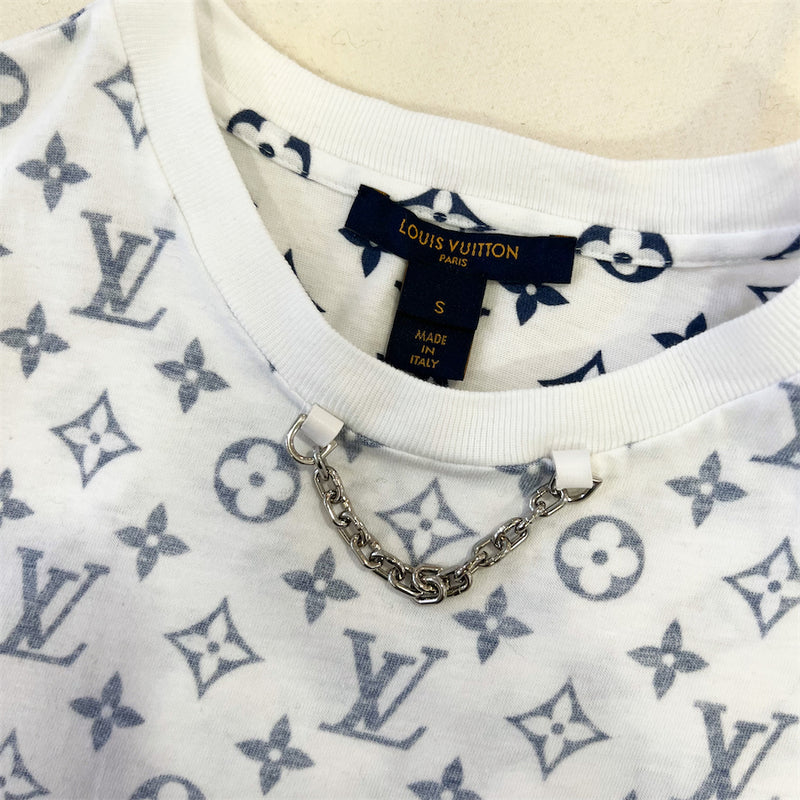 LV Escale Printed T-shirt in White 100% Cotton