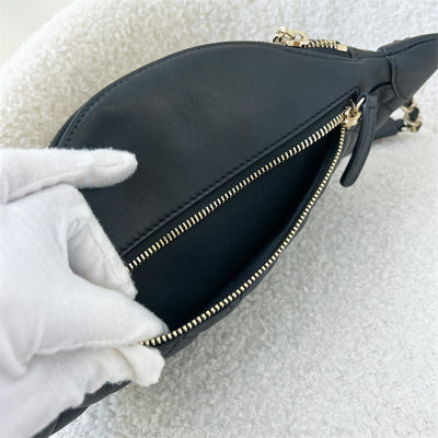 Chanel Bum Bag in Black Lambskin LGHW