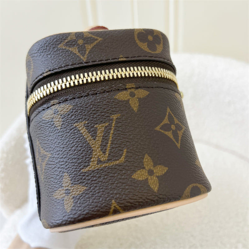 LV Nano Nice in Monogram GHW