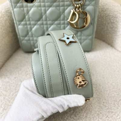 Dior Small Lady Dior MyladyDior in Mint Green Lambskin LGHW