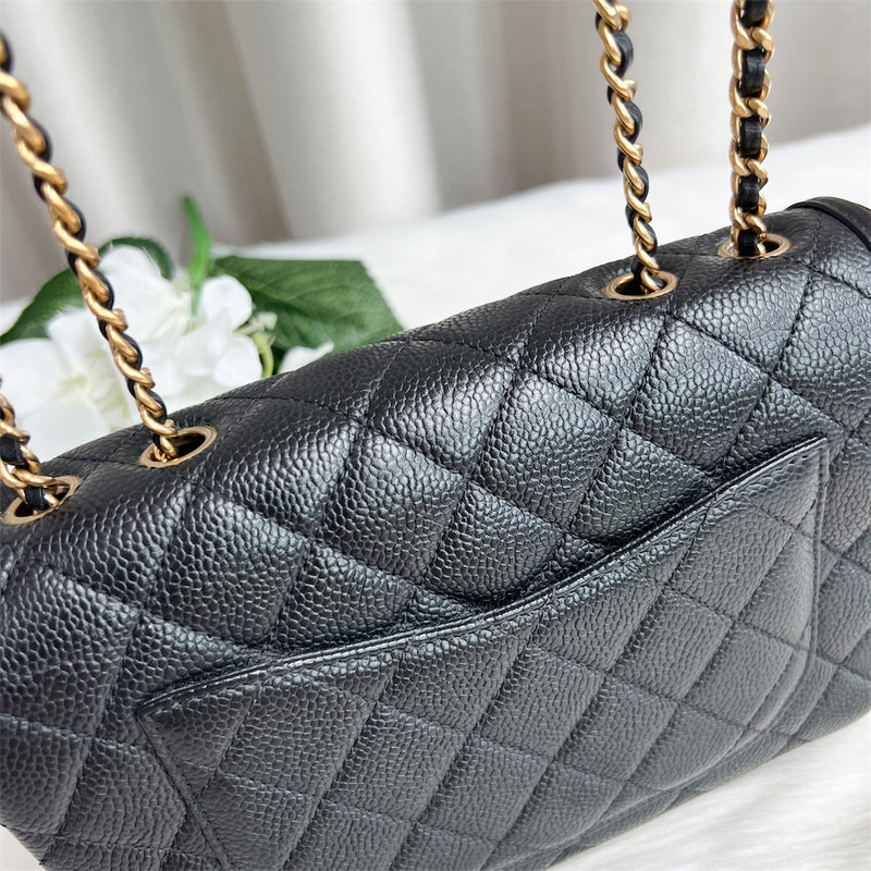 Chanel Small Filigree Flap in Black Caviar AGHW – Brands Lover
