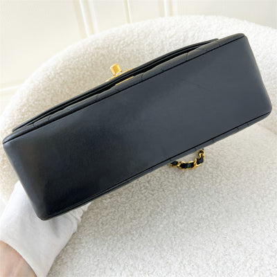 Chanel Small 22cm Diana Flap in Black Lambskin and 24K GHW