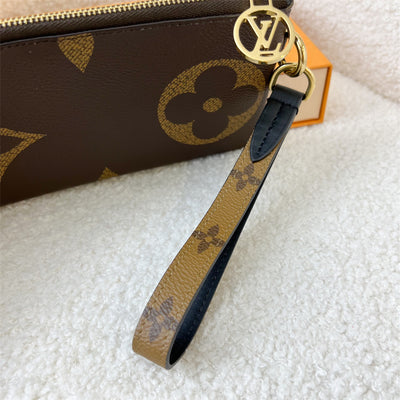 LV Trio Large Wristlet Pouch in Giant Monogram Canvas GHW