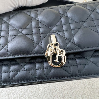 Dior Miss Dior Mini Bag in Black Cannage Lambskin LGHW