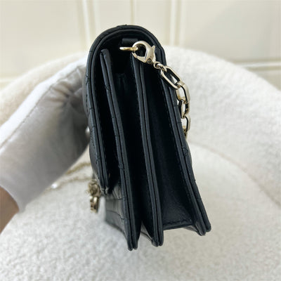 Dior Miss Dior Mini Bag in Black Cannage Lambskin LGHW