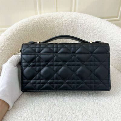 Dior Miss Dior Mini Bag in Black Cannage Lambskin LGHW