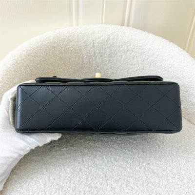 *Reserved* Chanel Small CF Classic Flap in Black Lambskin GHW