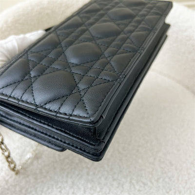 Dior Miss Dior Mini Bag in Black Cannage Lambskin LGHW