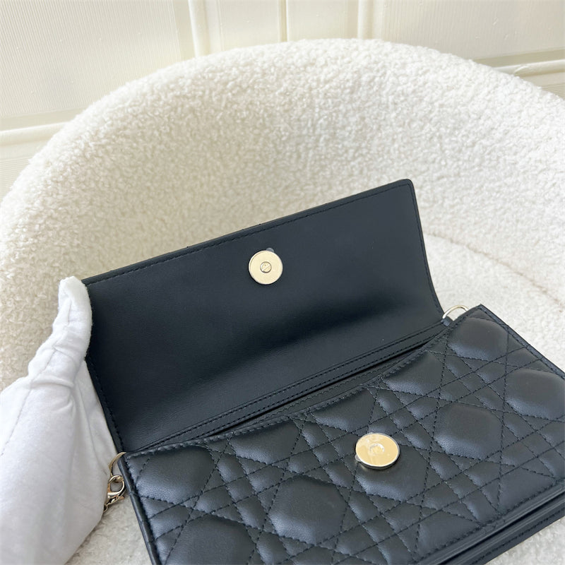 Dior Miss Dior Mini Bag in Black Cannage Lambskin LGHW