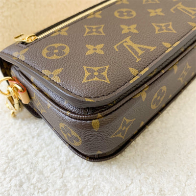 LV Pochette Metis East West in Monogram Canvas GHW