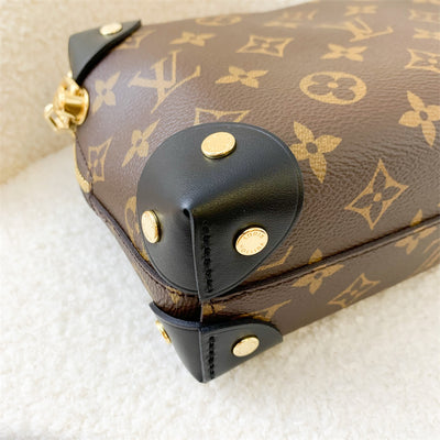 Louis Vuitton Petite Malle Souple in Monogram Canvas, Black Trim and GHW