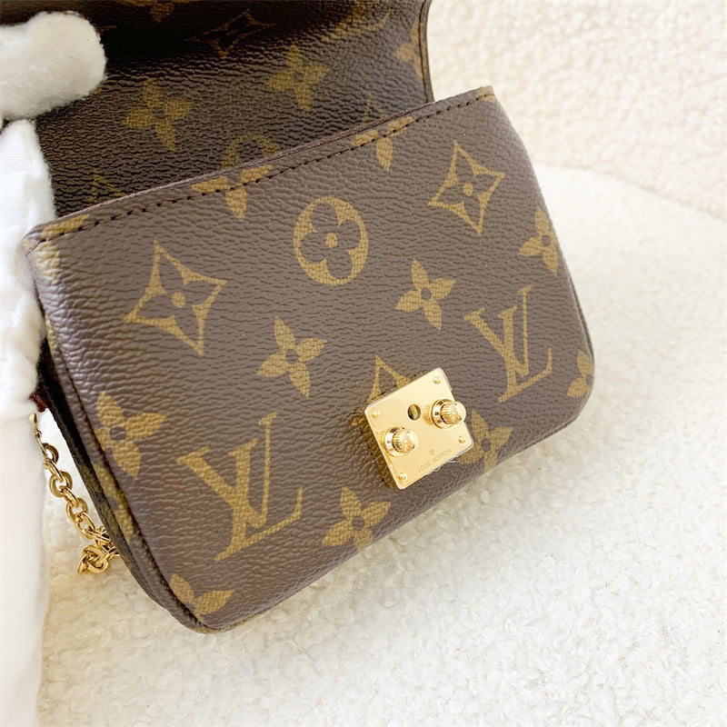 LV Micro Metis in Monogram Canvas GHW