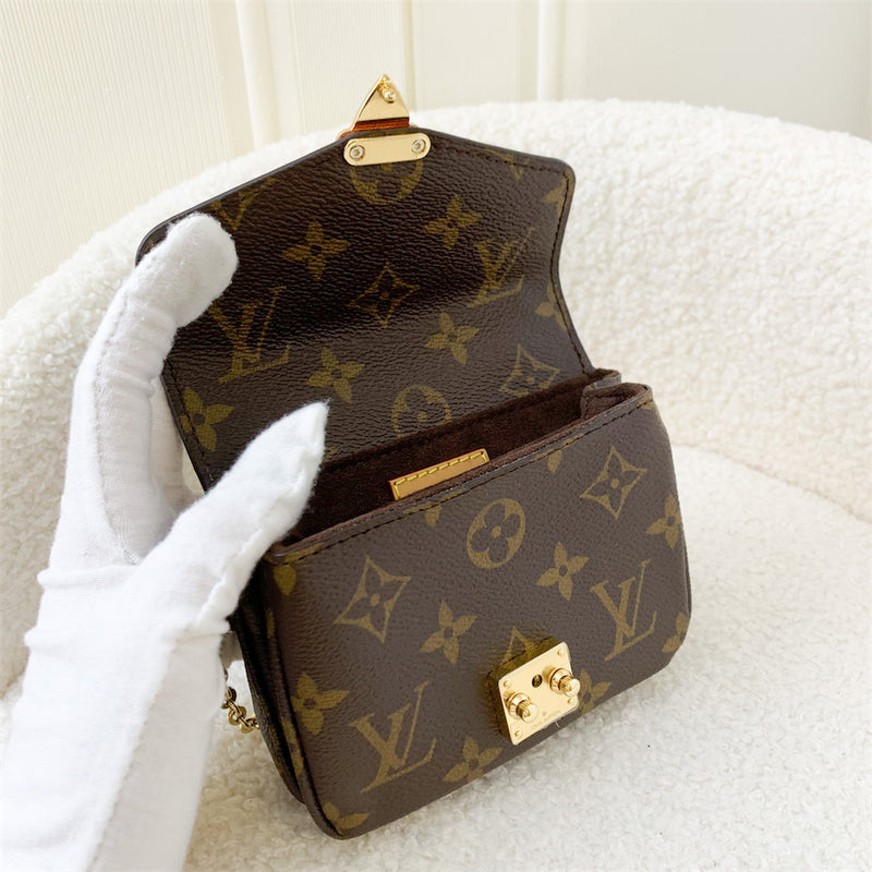 LV Micro Metis in Monogram Canvas GHW