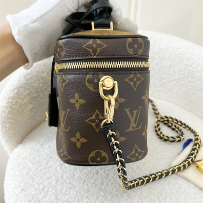 LV Vanity PM in Monogram Canvas and Black Trim