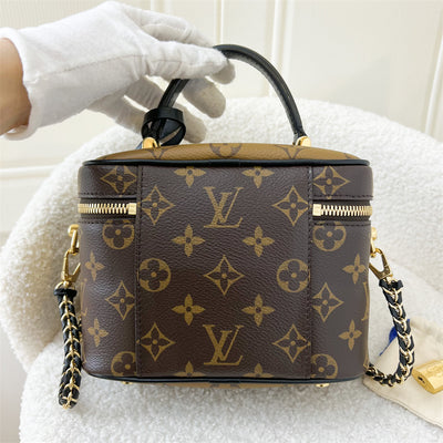 LV Vanity PM in Monogram Canvas and Black Trim