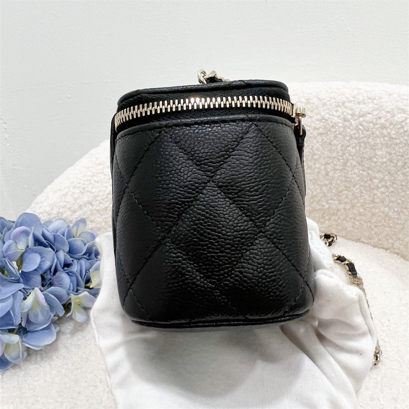 Chanel 22P Mini Vanity in Black Caviar and LGHW