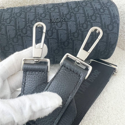 Dior Oblique Roller Messenger Bag in SHW