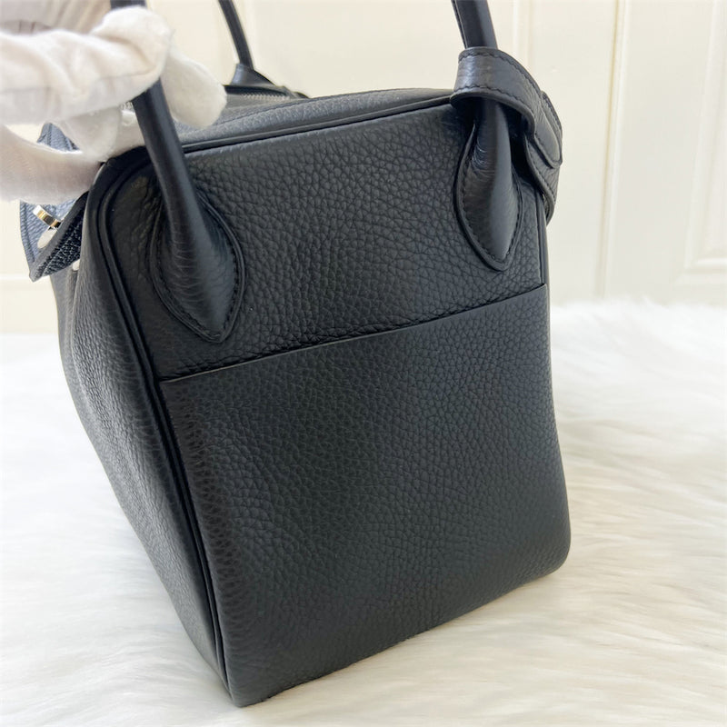 Hermes Lindy 30 in Black Clemence Leather PHW