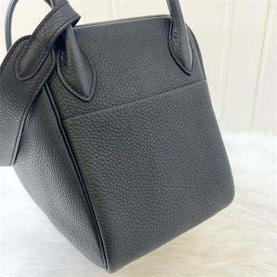 Hermes Lindy 30 in Black Clemence Leather PHW