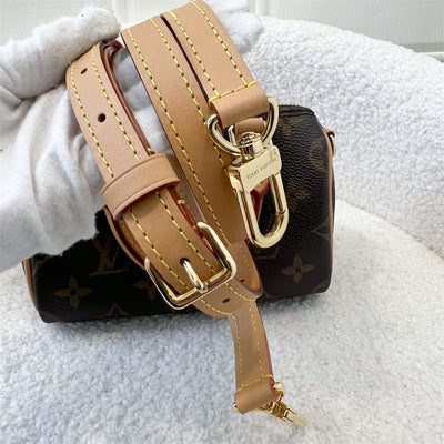 LV Nano Speedy in Monogram Canvas GHW