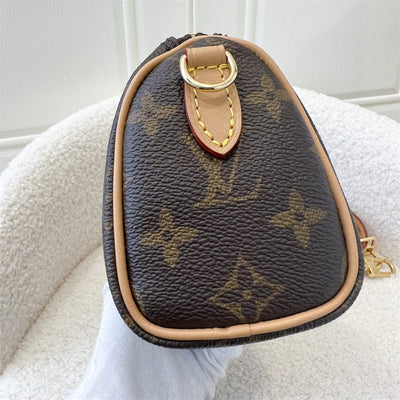 LV Nano Speedy in Monogram Canvas GHW