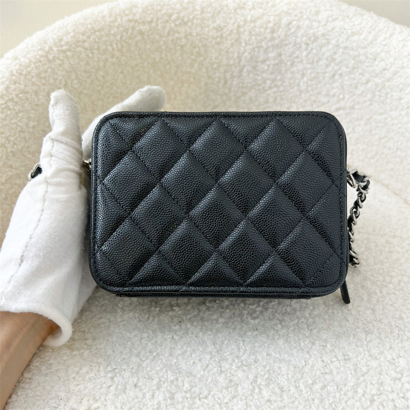 Chanel Mini Camera Bag in Black Caviar SHW