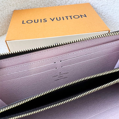 LV Clemence Long Wallet in Monogram Canvas and Pink Interior