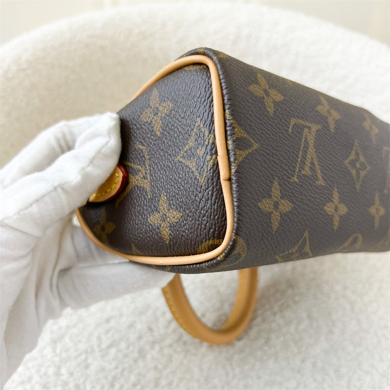 LV Nano Speedy in Monogram Canvas GHW