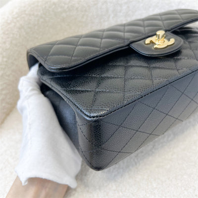 Chanel Small Classic CF Double Flap in Black Caviar GHW