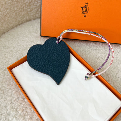 Hermes Petit H Charm Heart Bicolor