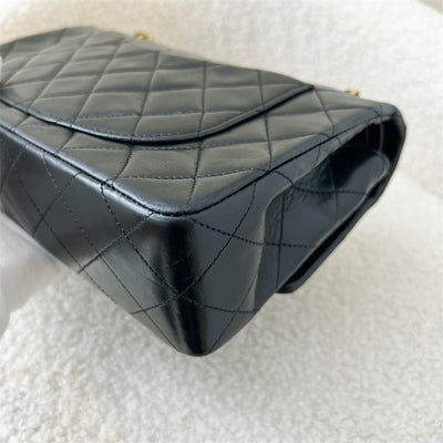 Chanel Vintage Small Classic Flap CF in Black Lambskin GHW