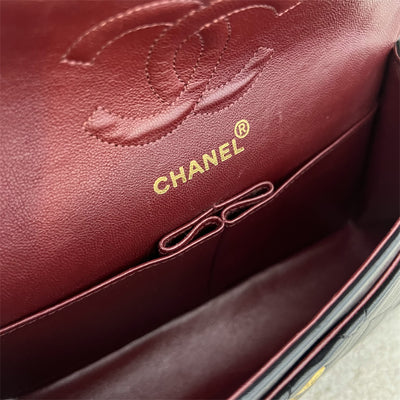 Chanel Vintage Small Classic Flap CF in Black Lambskin GHW