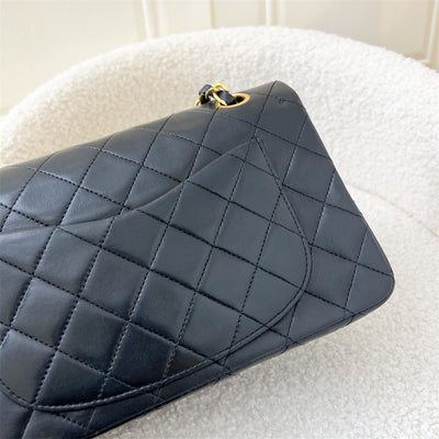 Chanel Vintage Small Classic Flap CF in Black Lambskin GHW