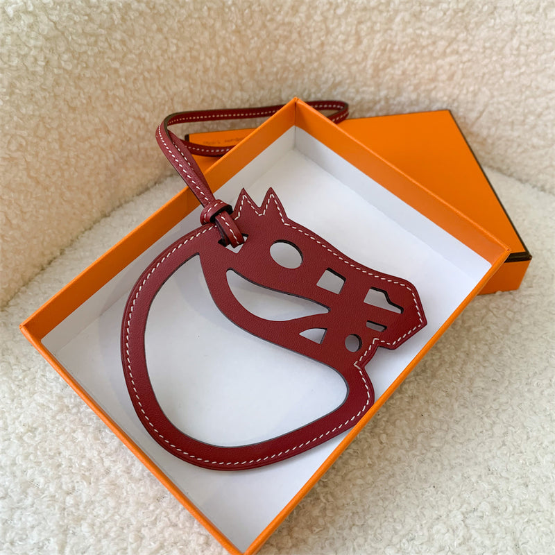 Hermes Paddock Charm in Bordeaux