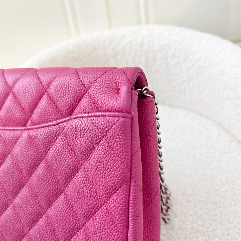 Chanel Timeless Clutch on Chain in Hot Pink Caviar SHW